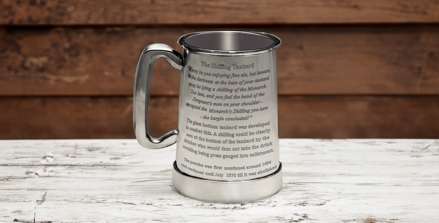 Gifts For Him/Tankards/King Shilling Tankards