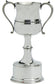 Pewter Sporting Trophy 10inch Polished Beaded Style Football, Rugby, Rowing