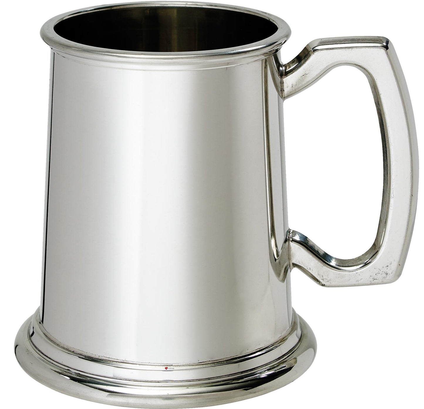 Tankard Half Pint Plain Square Handle Bright Polished Perfect for Engraving