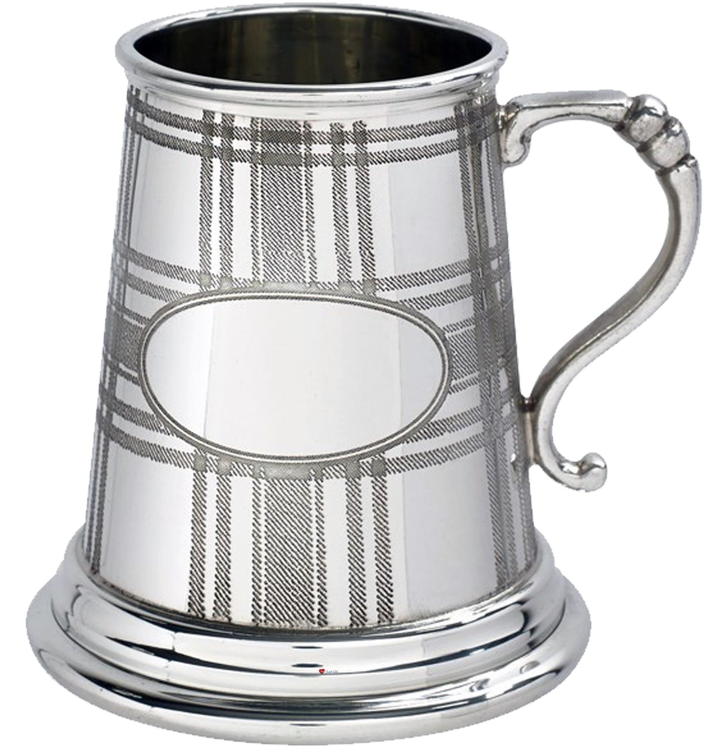 Quarter Pint Baby Christening Mug Tankard Scroll Handle Perfect for Engraving