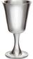 Pewter Goblet Large Bell Shaped 140ml Spun Bright Finish Perfect for Engraving