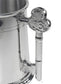 Pewter Tankard 1 Pint Plain Double Lined 18th Key Handle Perfect for Engraving