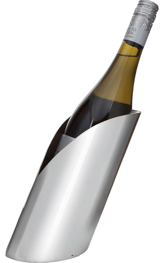 Pewter Envelop Wine Bottle Holder Pewter Bright Polished Perfect for Engraving