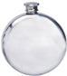 6oz Round Hip Flask With Working Compass Great Gift Made From Pewter