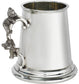 Quarter Pint Baby Christening Pewter Tankard Bear Handle Perfect for Engraving