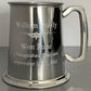 Pewter Tankard 1 Pint Plain Tapered with Square Handle Perfect for Engraving