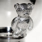 Child's Teddy Bear Egg Cup and Spoon Pewter Teddy Bear Perfect for Engraving