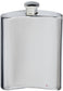 Classic Golfing Hip Flask 4oz Kidney Shape Pewter Ideal Gift Engravable