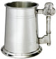 Pewter Tankard 1 Pint Plain Double Lined 21st Key Handle Perfect for Engraving