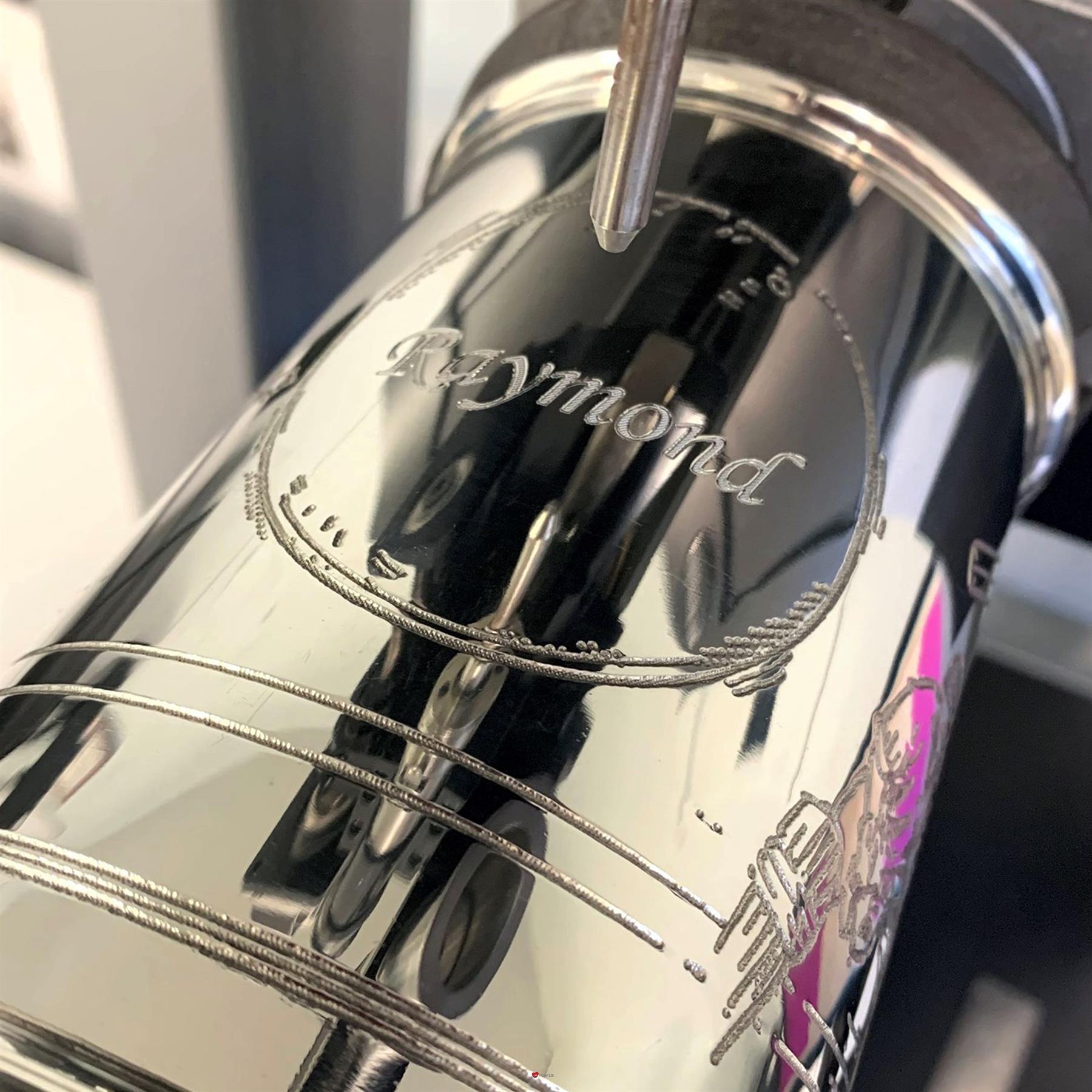 Pewter Tankard 1 Pint with Soccer Scenes on Both Sides and Antique Handle