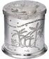 Child's Pewter Money Box Owl and The Pussycat Poem Embossed Around the Body