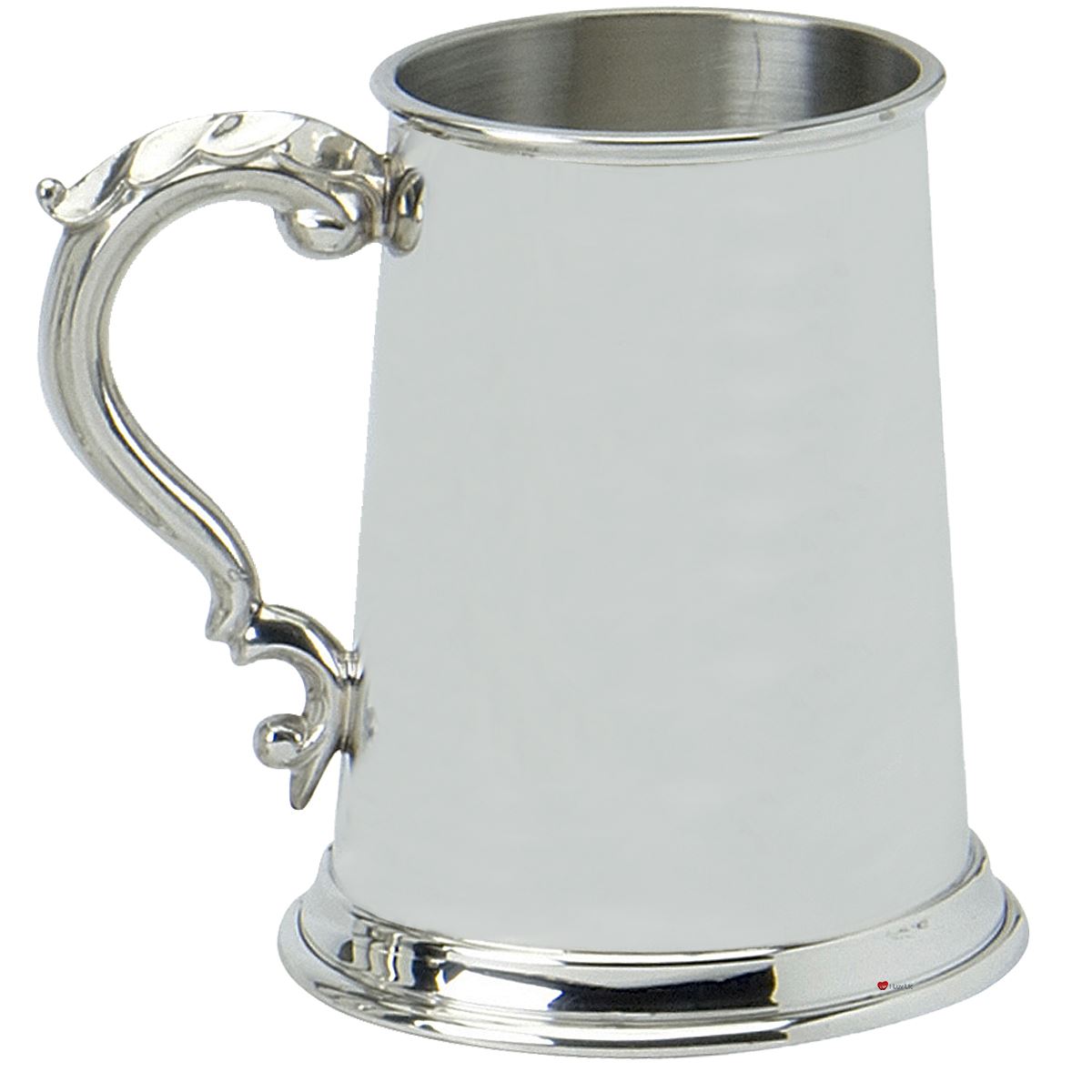 Pewter Tankard Embossed Rugby Union and League Scene Ornate Handle Ideal Gift