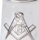 Tankard With Embossed Masonic Symbol Design 1pt Great Gift Made From Pewter