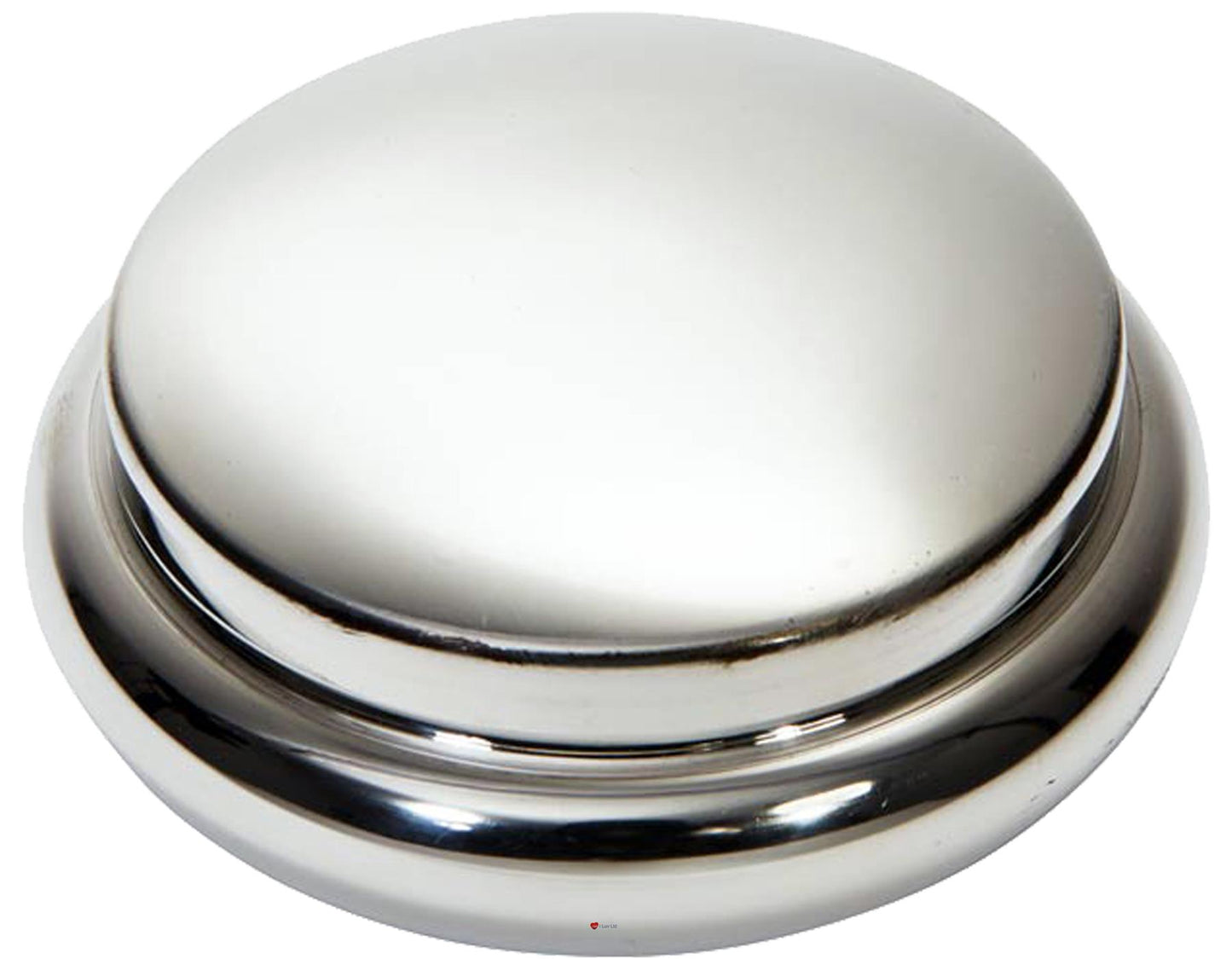 Georgian Plain Pewter Trinket Box Bright Polished Finish Perfect for Engraving