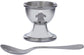 Pewter Child's Humpty Dumpty Egg Cup, Spoon Humpty Motif Perfect for Engraving