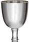 Pewter Red Wine Goblet 450ml Bright Polished Finish Perfect for Engraving