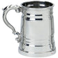 Pewter Tankard Traditional Worcester Polished Finish 1pt Glass Base