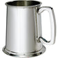 Pewter Tankard 1 Pint Plain Tapered with Square Handle Perfect for Engraving