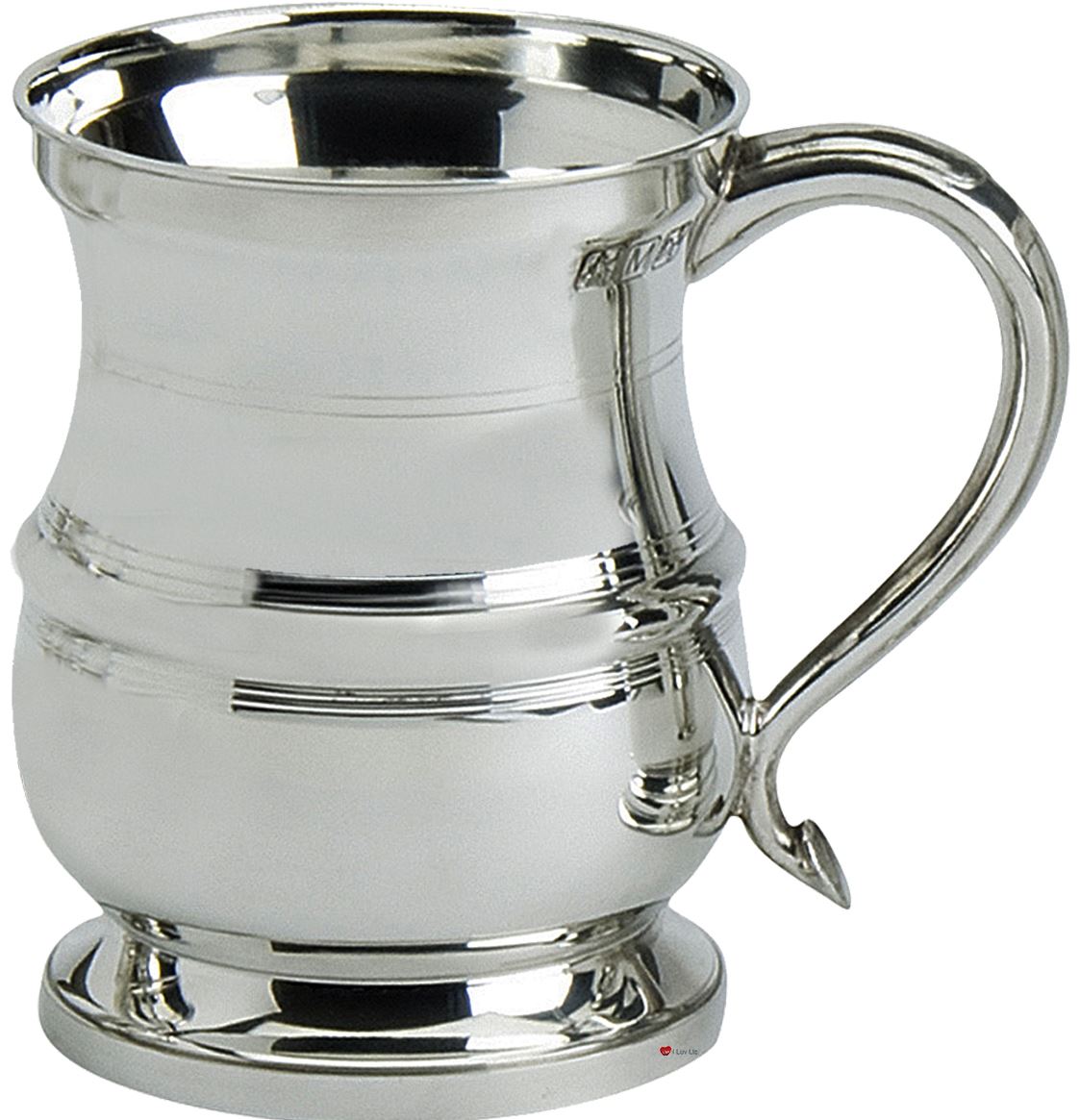 Pewter Tankard George 1st Shape Traditional Handle Engravable