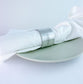 Pewter Napkin Ring Serviette Plain with Feature Touch Marks x4