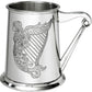 1 Pint Pewter Tankard Irish Harp Design and Harp Handle Perfect for Engraving