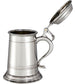 Pewter Extra Heavy Lidded Tankard 1 Pint Balmoral Style Perfect for Engraving