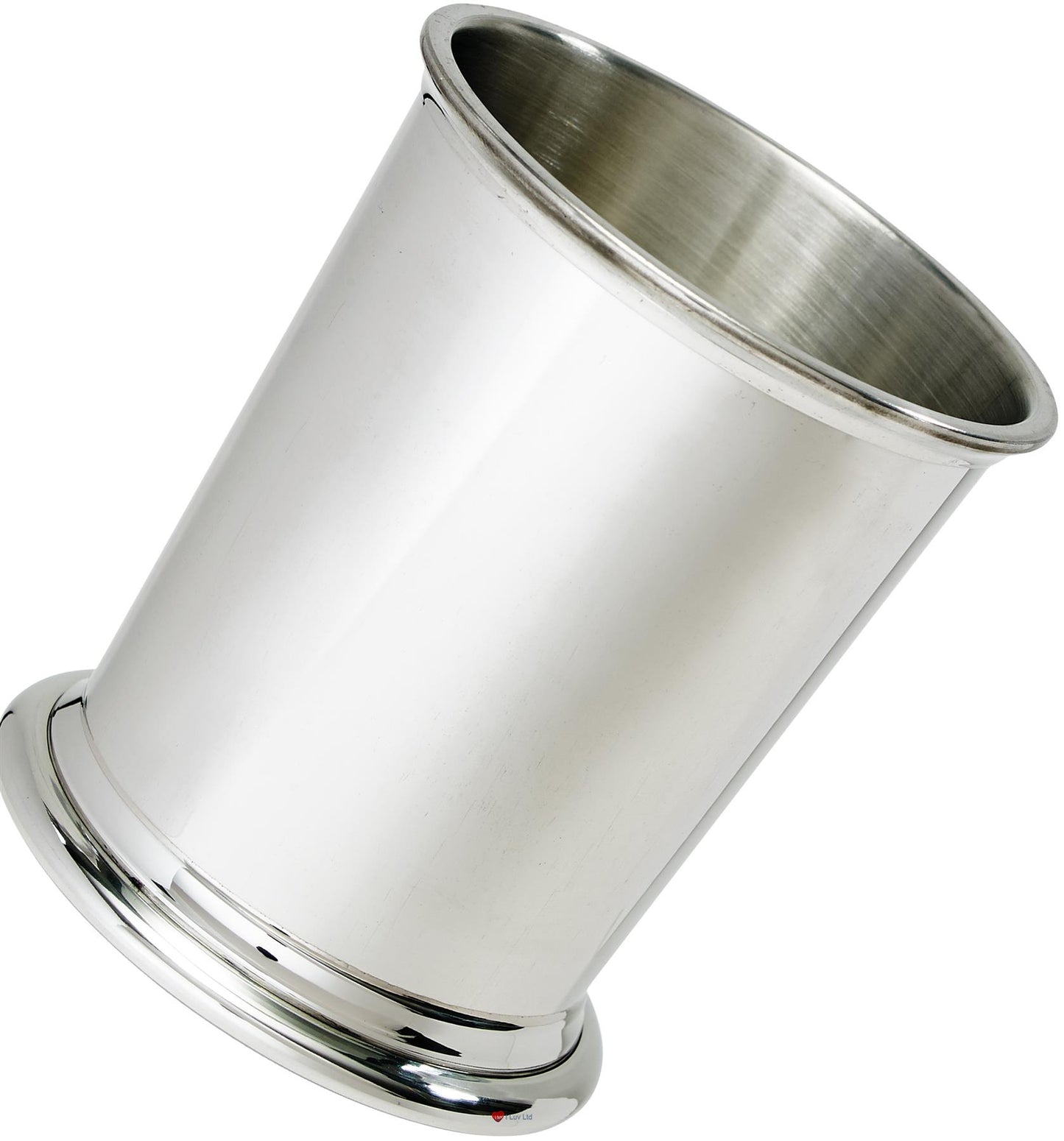 Half Pint Beaker in Pewter Plain Polished Mint Julep Cup Perfect for Engraving