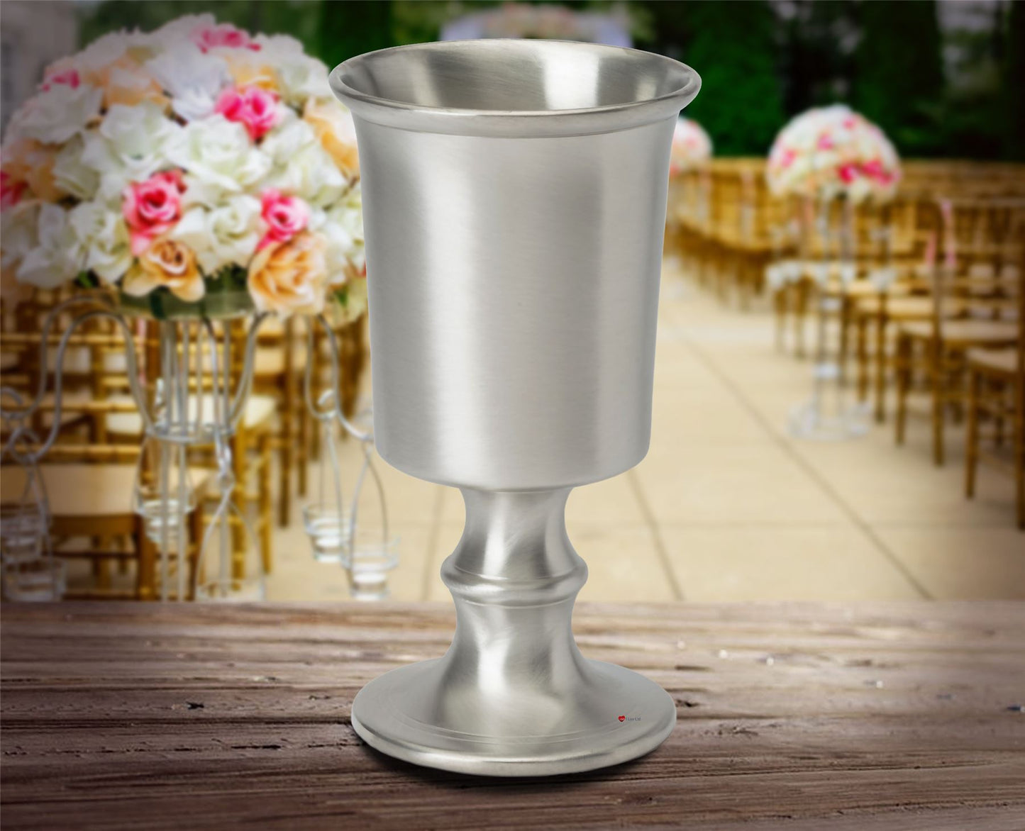 370ml Capacity Plain Design Pewter Chalice Made From High Quality Metal