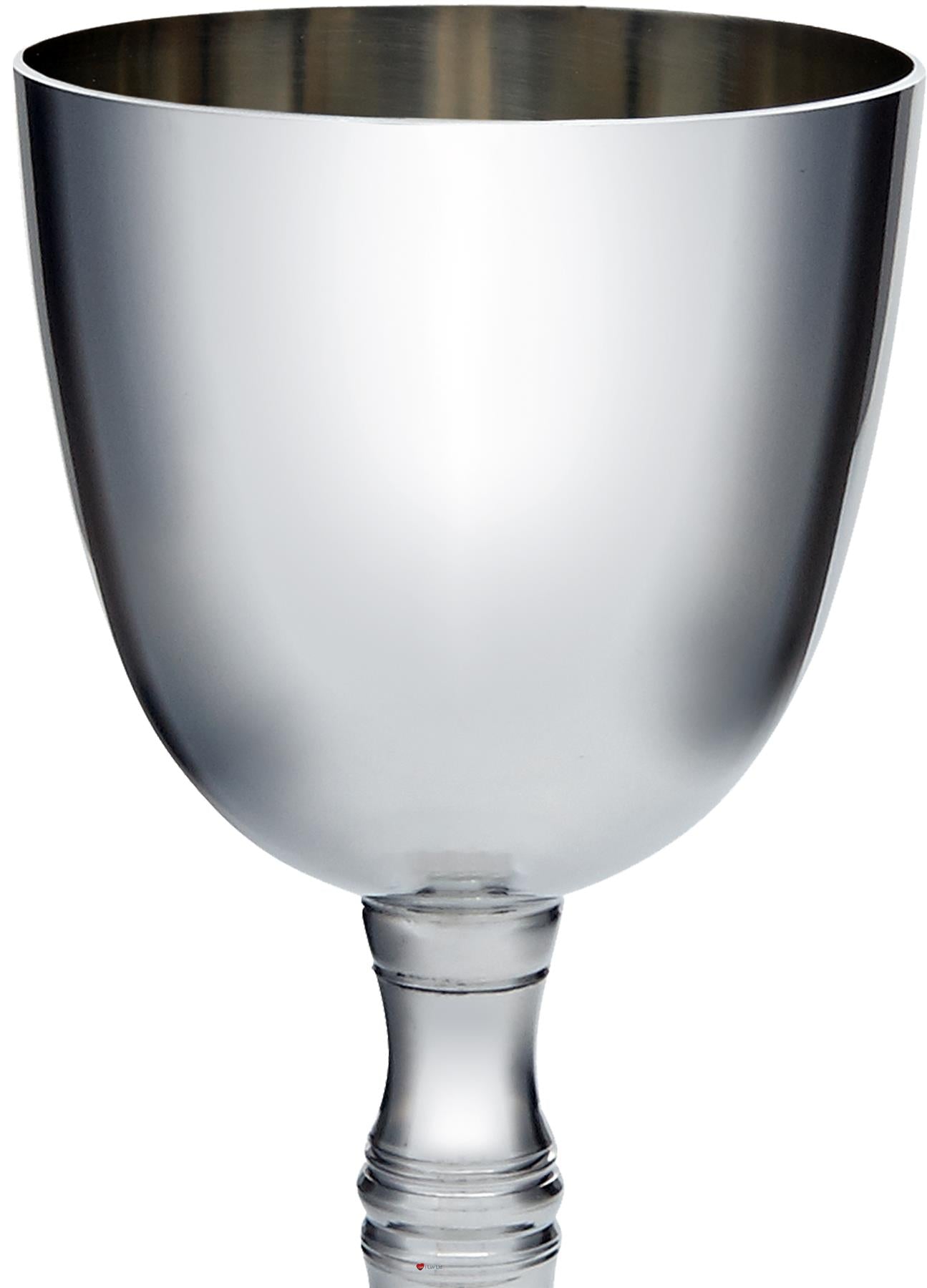 Pewter White Wine Goblet 300ml Bright Polished Finish Perfect for Engraving