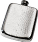 4oz Pocket Hip Flask Pewter with Hammered Finish Screw Top Pocket or Handbag