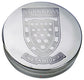 Cornwall National Crest and Motto on Lid 90mm Large Pewter Trinket Box