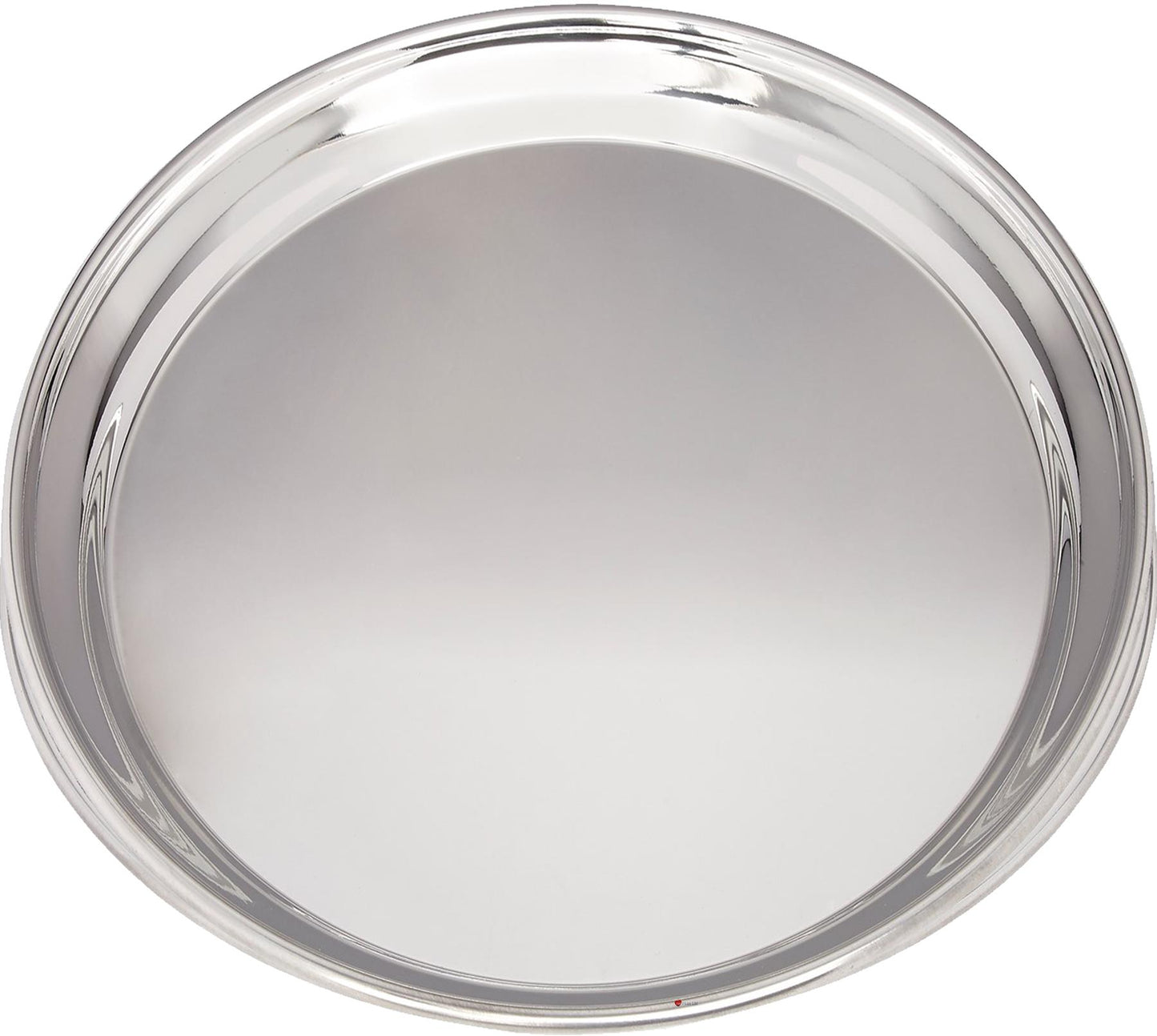 Large Round Pewter Tray Salver 240mm Wide Bright Polished Perfect for Engraving