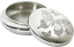 Pewter Trinket Box Butterfly Design Georgian Shaped Perfect for Engraving