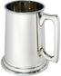 Pewter 2 Pint Tankard Giant Straight Style Square Handle Perfect for Engraving