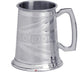 Pewter Tankard Handmade London Union Jack Flag Engraved Traditional Shape