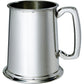 Pewter Tankard 1 Pint Plain Tapered with Square Handle Perfect for Engraving