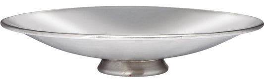 Shallow Footed Pewter Bowl with Short Foot Perfect for Engraving 205mm Diameter