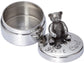 Child's First Curl Pewter Trinket Box Teddy Bear on Top Perfect for Engraving