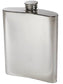 6oz Pewter Hip Flask 18th Birthday Key Stamp Scroll Banner Perfect for Engraving