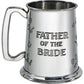 Pewter Tankard 1 Pint Father of the Bride Wedding Gift Perfect for Engraving