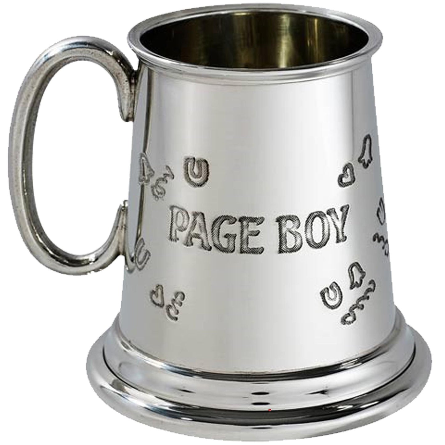 Quarter Pint Page Boy Wedding Tankard Pewter Perfect for Engraving