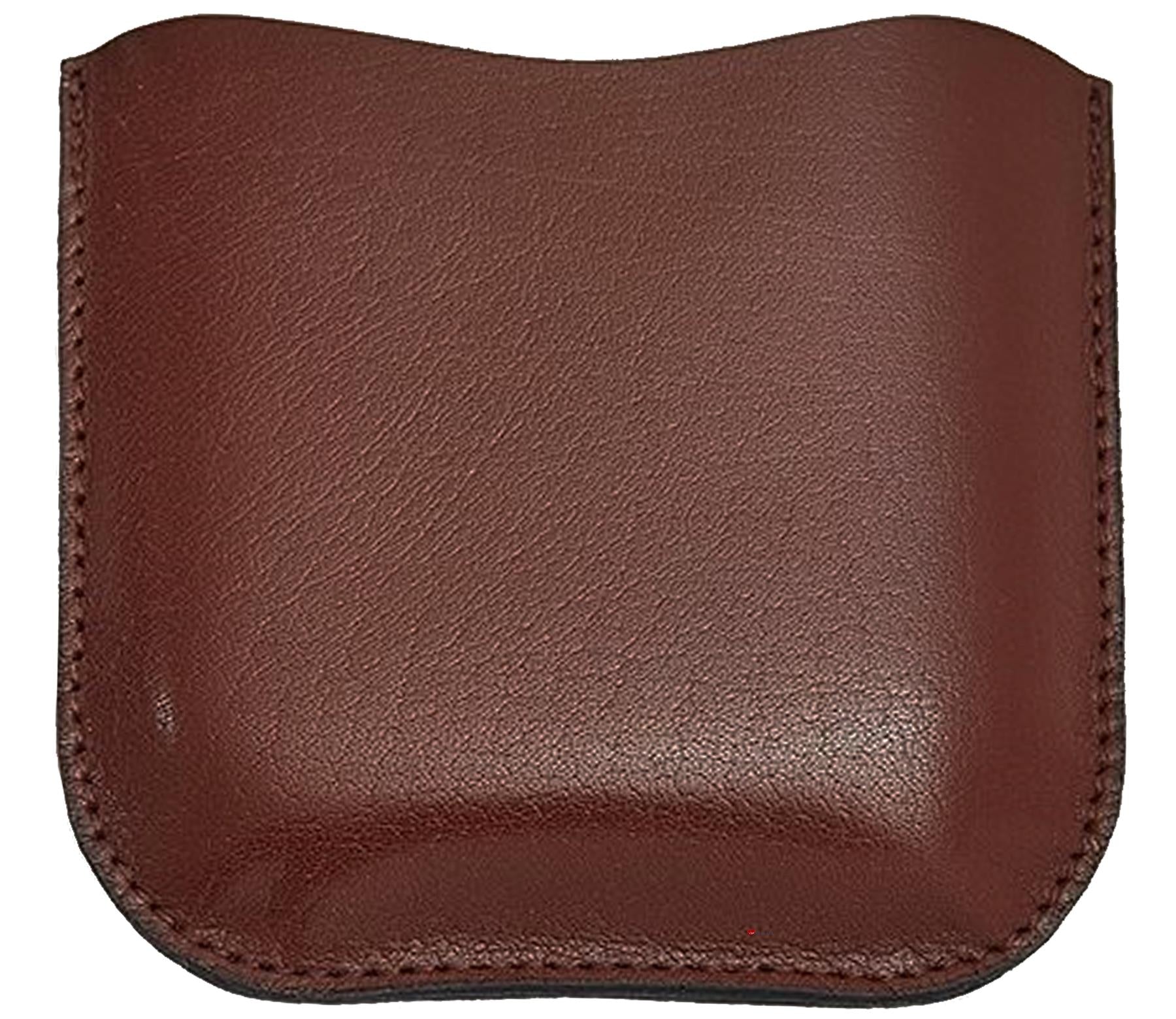 Brown Leather Pouch Fits 6oz Pocket Hip Flasks Soft Leather Protects Flask