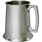 Pewter Tankard 1 Pint Plain Satin Square Handle Perfect for Engraving