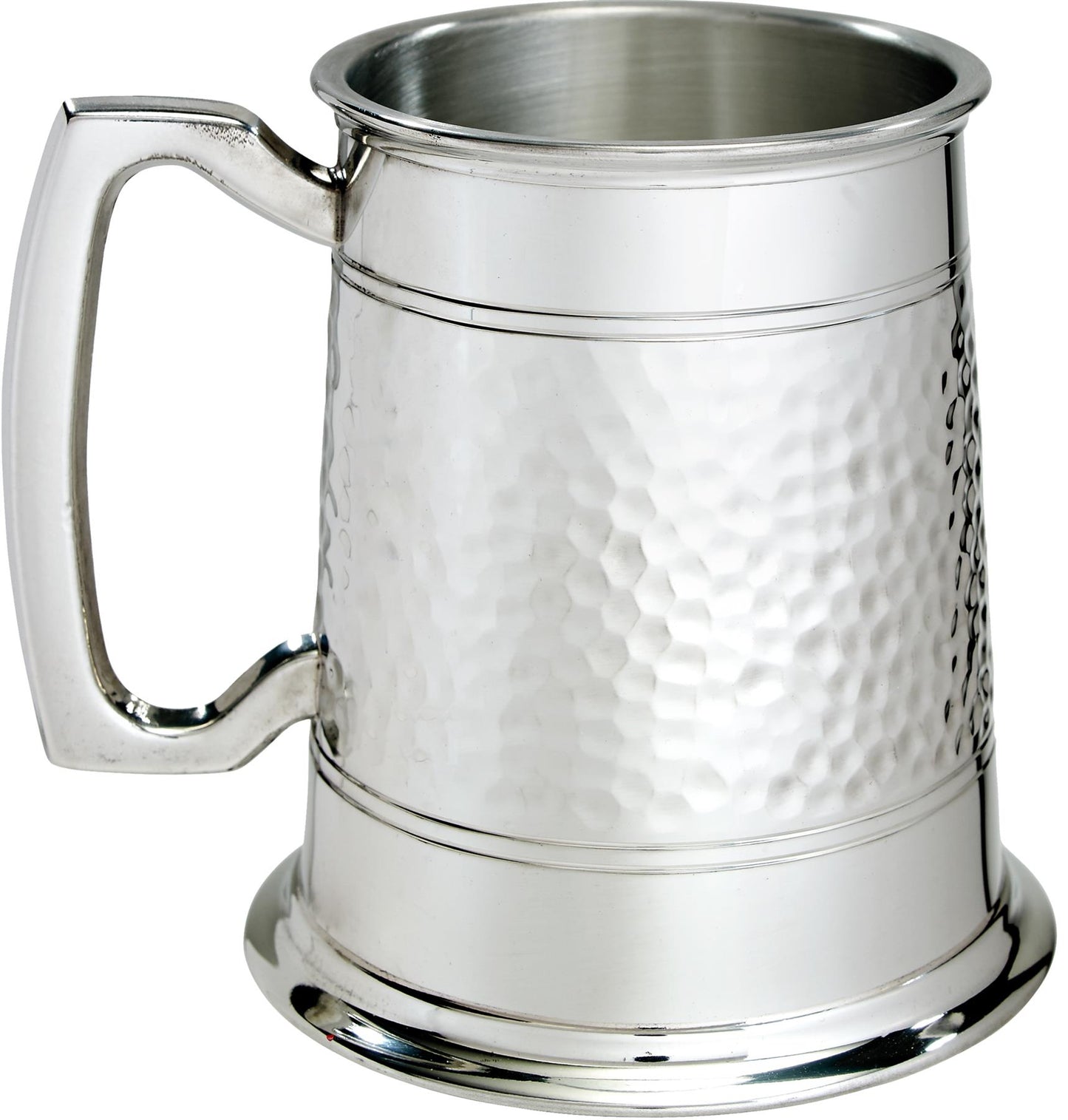 Pewter Tankard 1 Pint Double Lined Antique Style Handle Perfect for Engraving