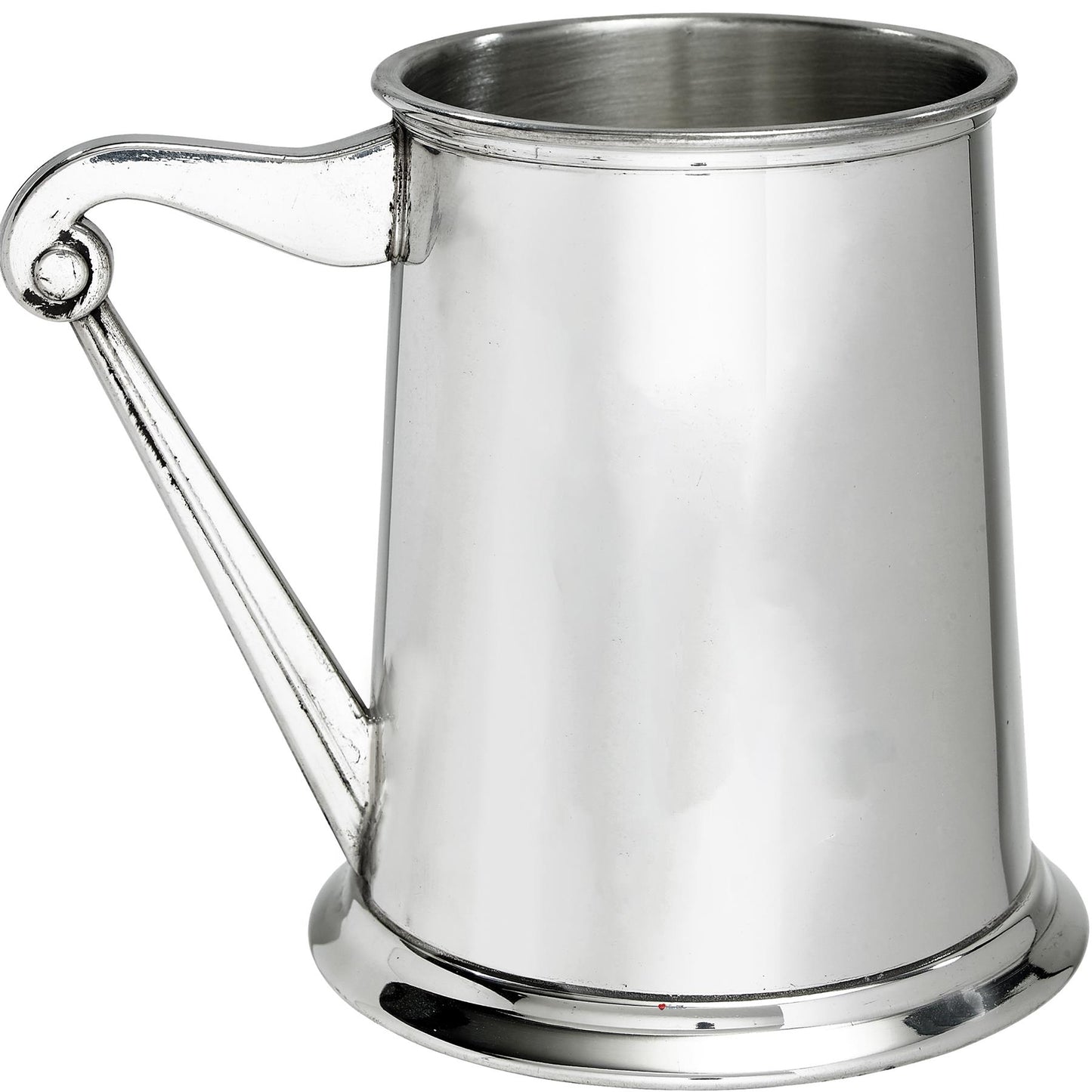 1 Pint Pewter Tankard Irish Harp Design and Harp Handle Perfect for Engraving