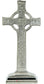 Crucifix Cross Scottish Celtic Iona Fine Pewter Free-standing 177mm