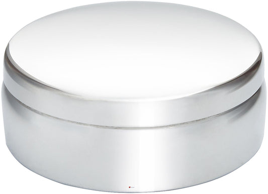 6cm Trinket Box Round Plain Pewter Lid and Base Bright Perfect for Engraving