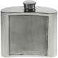 4oz Hip Flask Pewter with Barley Panel Perfect for Engraving