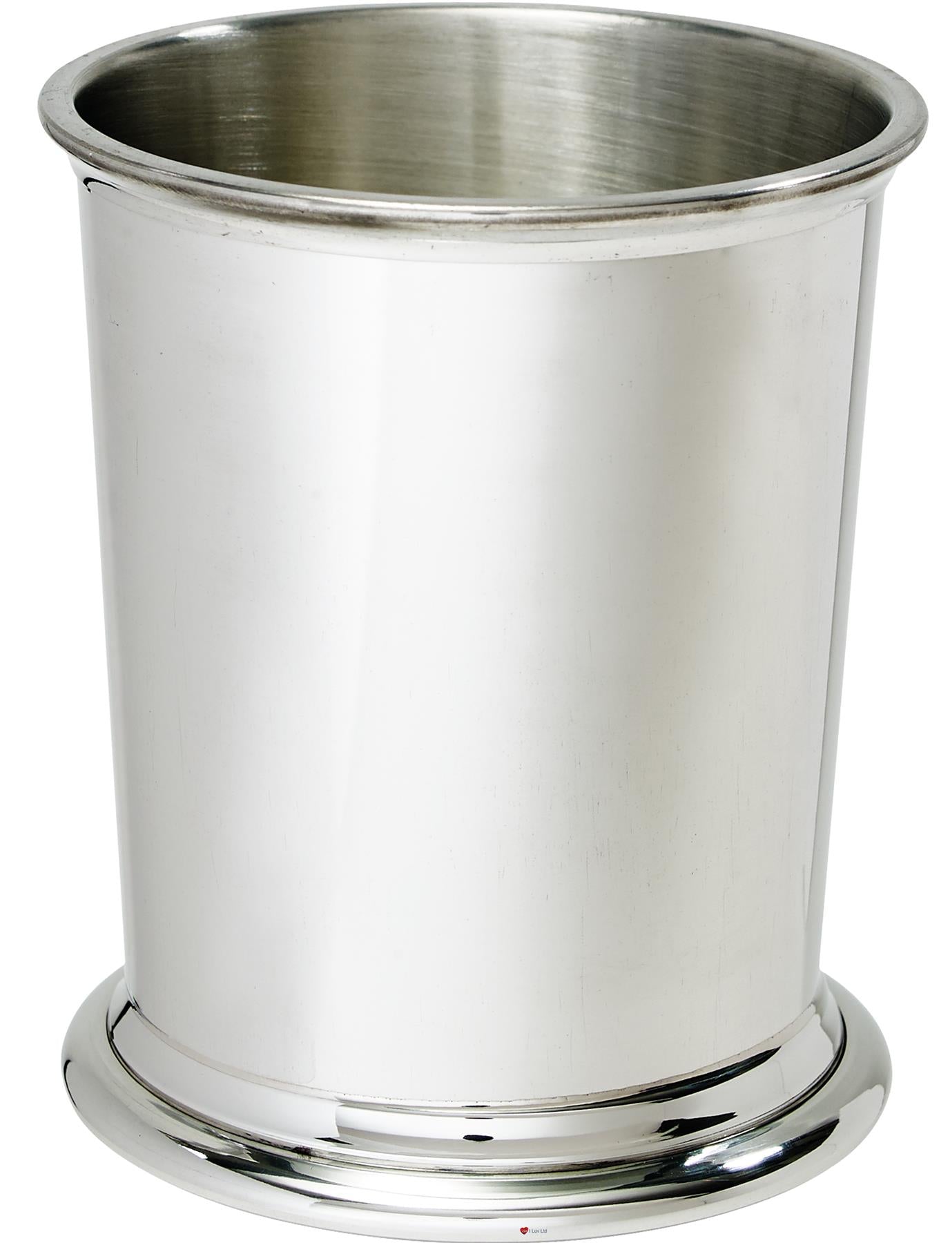 Half Pint Beaker in Pewter Plain Polished Mint Julep Cup Perfect for Engraving