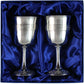 Stemmed Medieval Pewter Goblets Presentation Boxed Ideal Wedding Gift